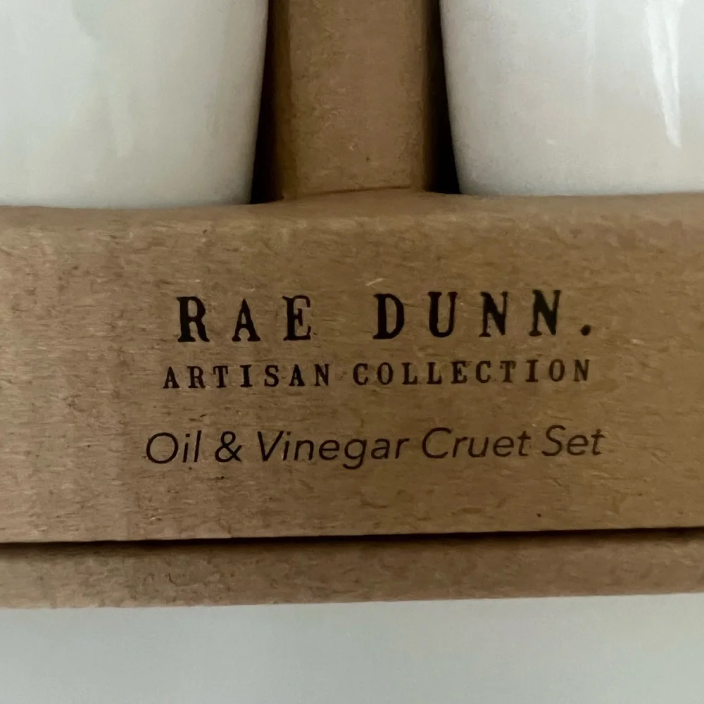 CUTE. RAE DUNN. OIL & VINEGAR